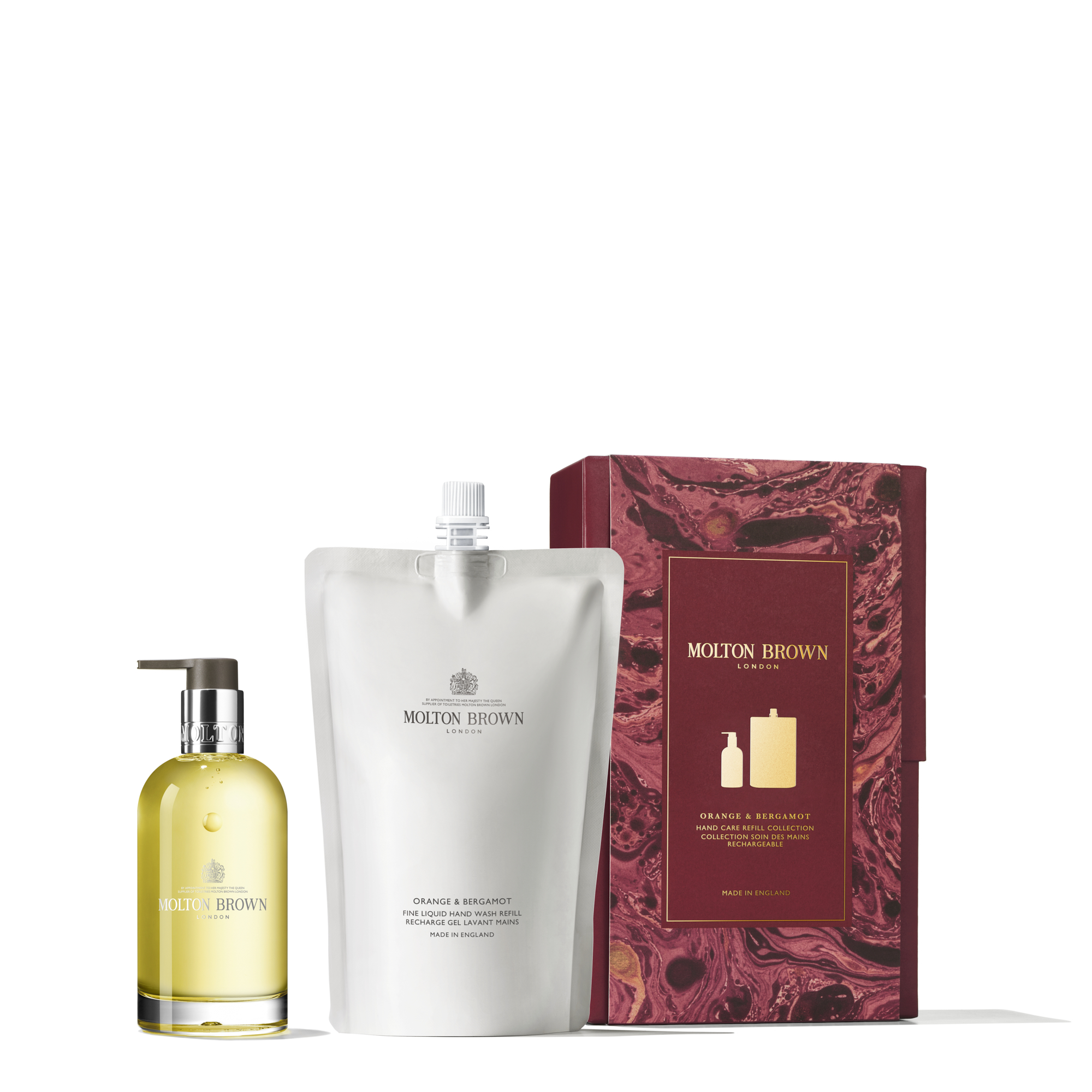 MOLTON BROWN MOLTON BROWN ORANGE & BERGAMOT HAND CARE REFILL GIFT SET