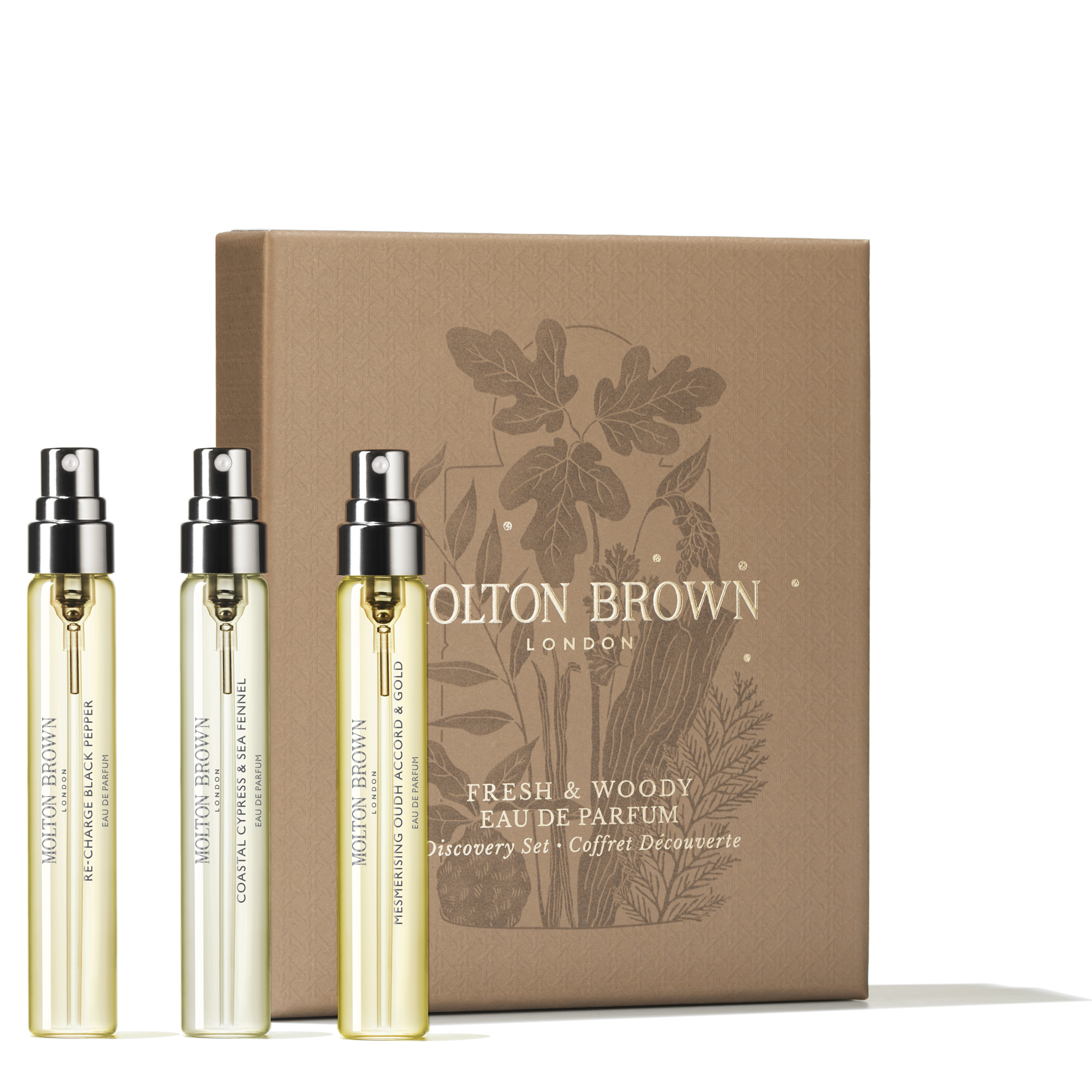 Molton Brown Woody Aromatic Perfume Discovery Set