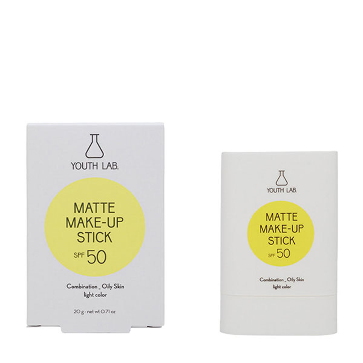Youth Lab Matte Make Up Stick Spf 50 20Gr Light