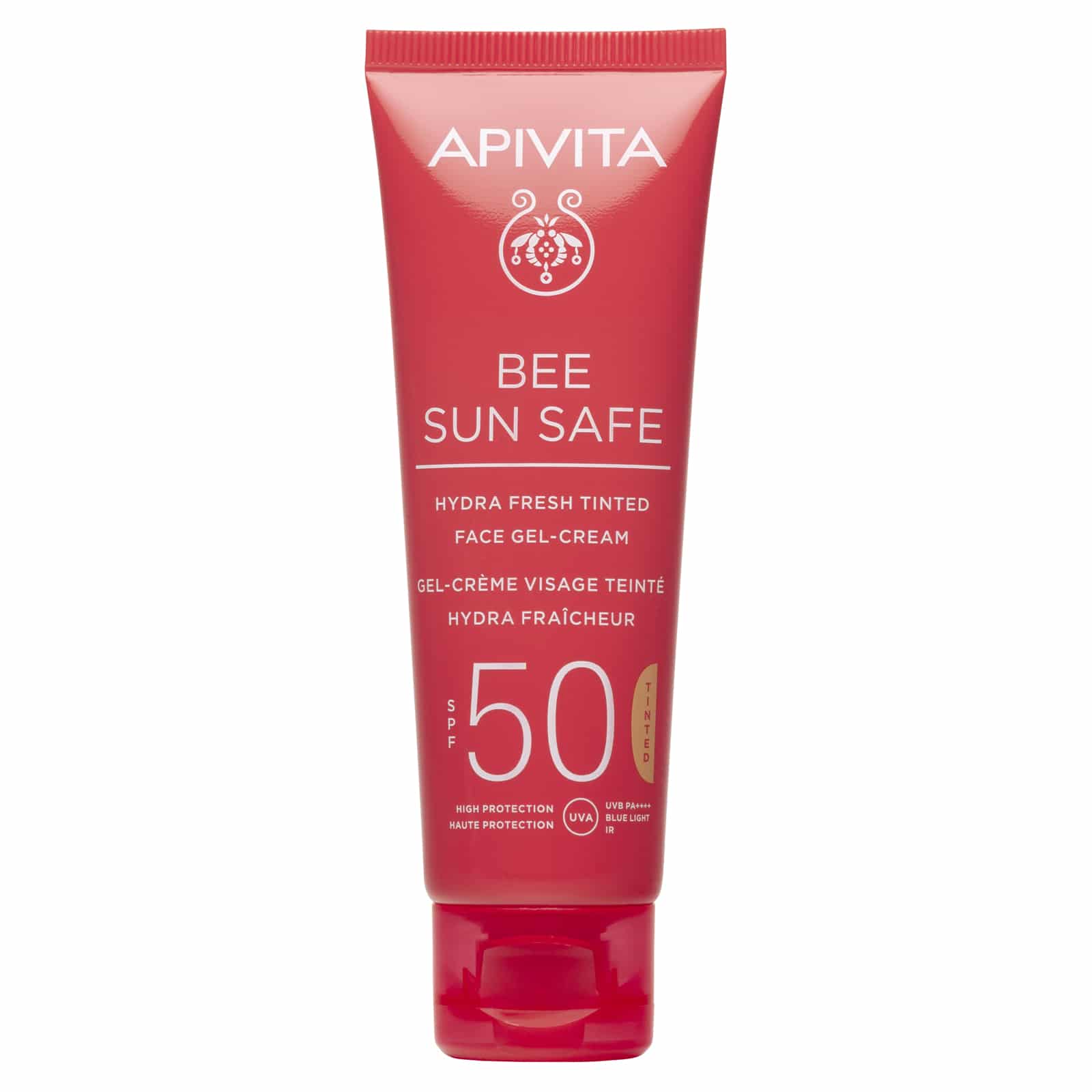 Apivita Bee Sun Safe Αντηλιακη Κρεμα-Gel Προσώπου με Χρωμα Spf50 50Ml