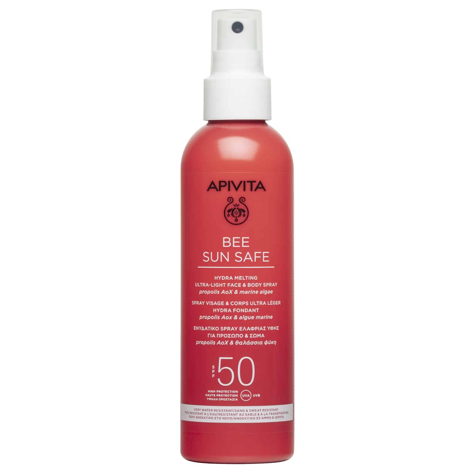 APIVITA BEE SUN SAFE ΑΝΤΗΛΙΑΚΟ SPRAY ΕΛΑΦΡΙΑΣ ΥΦΗΣ SPF50 | 200ml