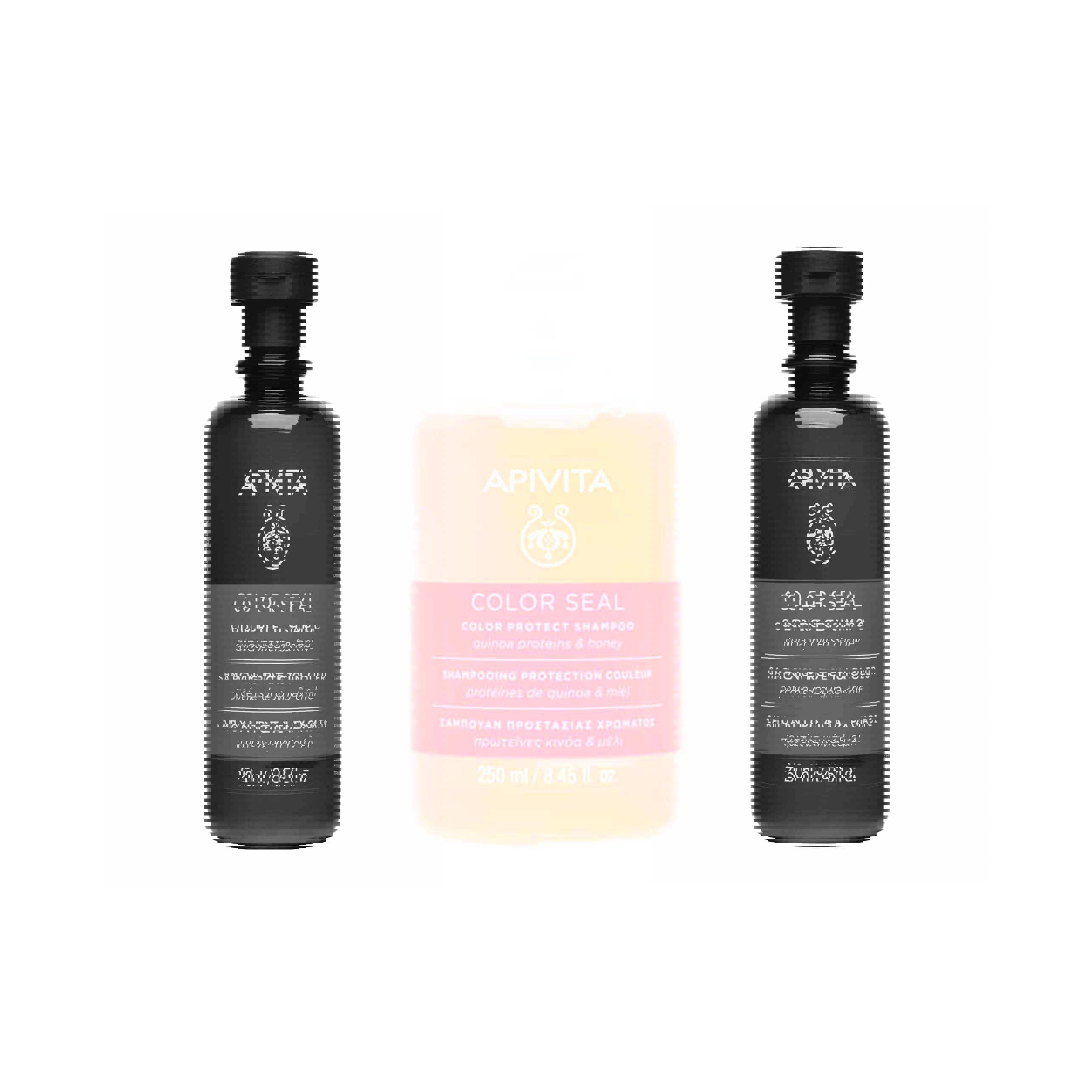 APIVITA COLOR SEAL ΣΑΜΠΟΥΑΝ ΠΡΟΣΤΑΣΙΑΣ ΧΡΩΜΑΤΟΣ ΓΙΑ ΒΑΜΜΕΝΑ ΚΑΙ ΜΕ ΑΝΤΑΥΓΕΙΕΣ ΜΑΛΛΙΑ | 250ml