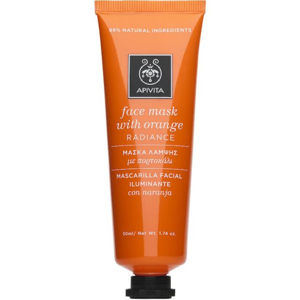 APIVITA FACE MASK ΛΑΜΨΗΣ ΜΕ ΠΟΡΤΟΚΑΛΙ | 50ml