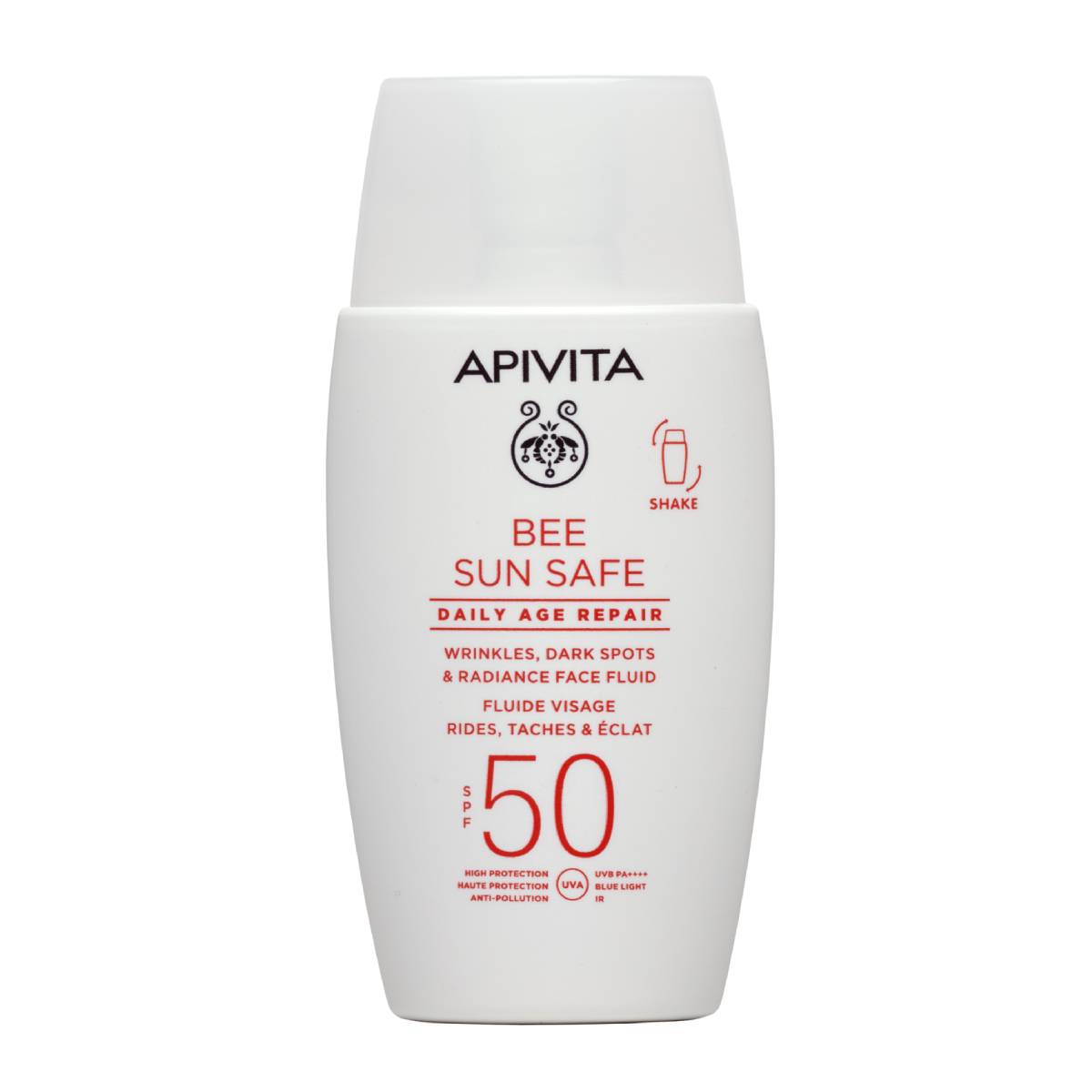 Apivita Bee Sun Safe Κρεμα Προσώπου-Dry Touch Spf50 Κατα των Παναδων Ρυτιδων 50Ml