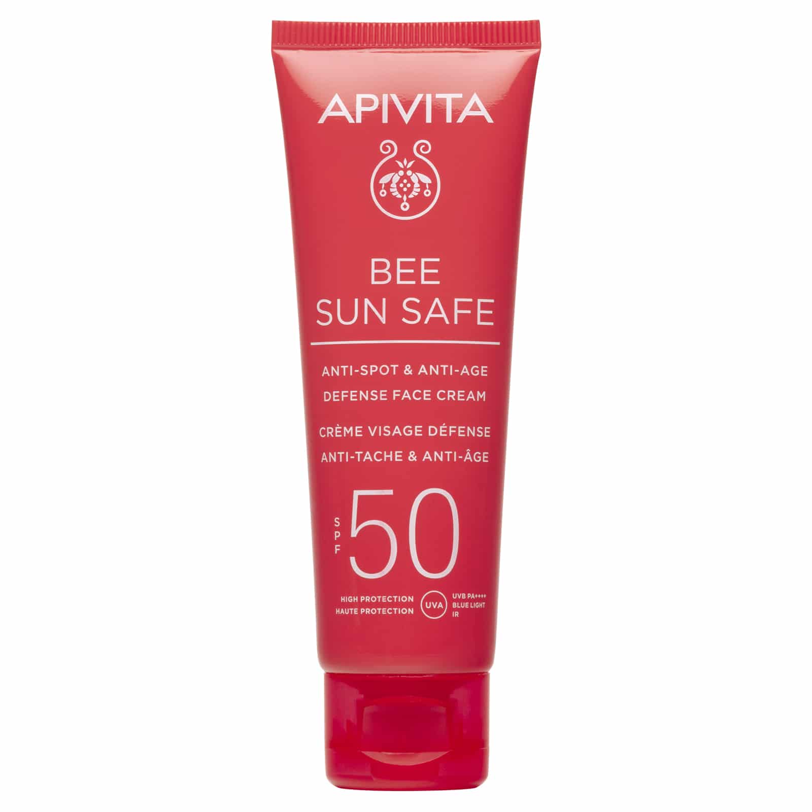 Apivita Bee Sun Safe Κρεμα Προσώπου Κατα των Παναδων Ρυτιδων Spf50 50Ml