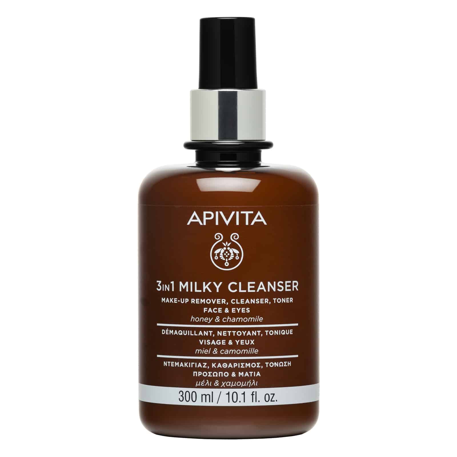 Apivita Γαλακτωμα Καθαρισμου 3 σε 1 - Πρόσωπο Mατια 300Ml