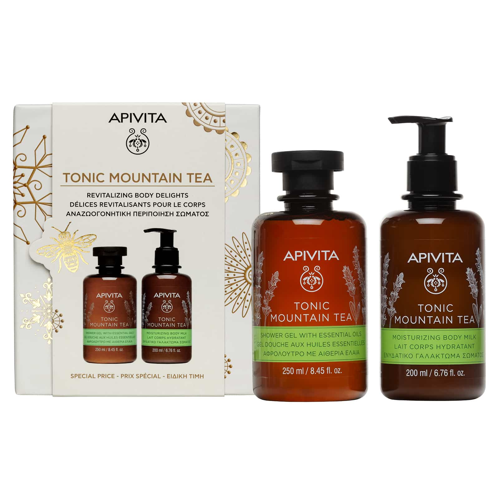 APIVITA TONIC MOUNTAIN TEA GIFT SET