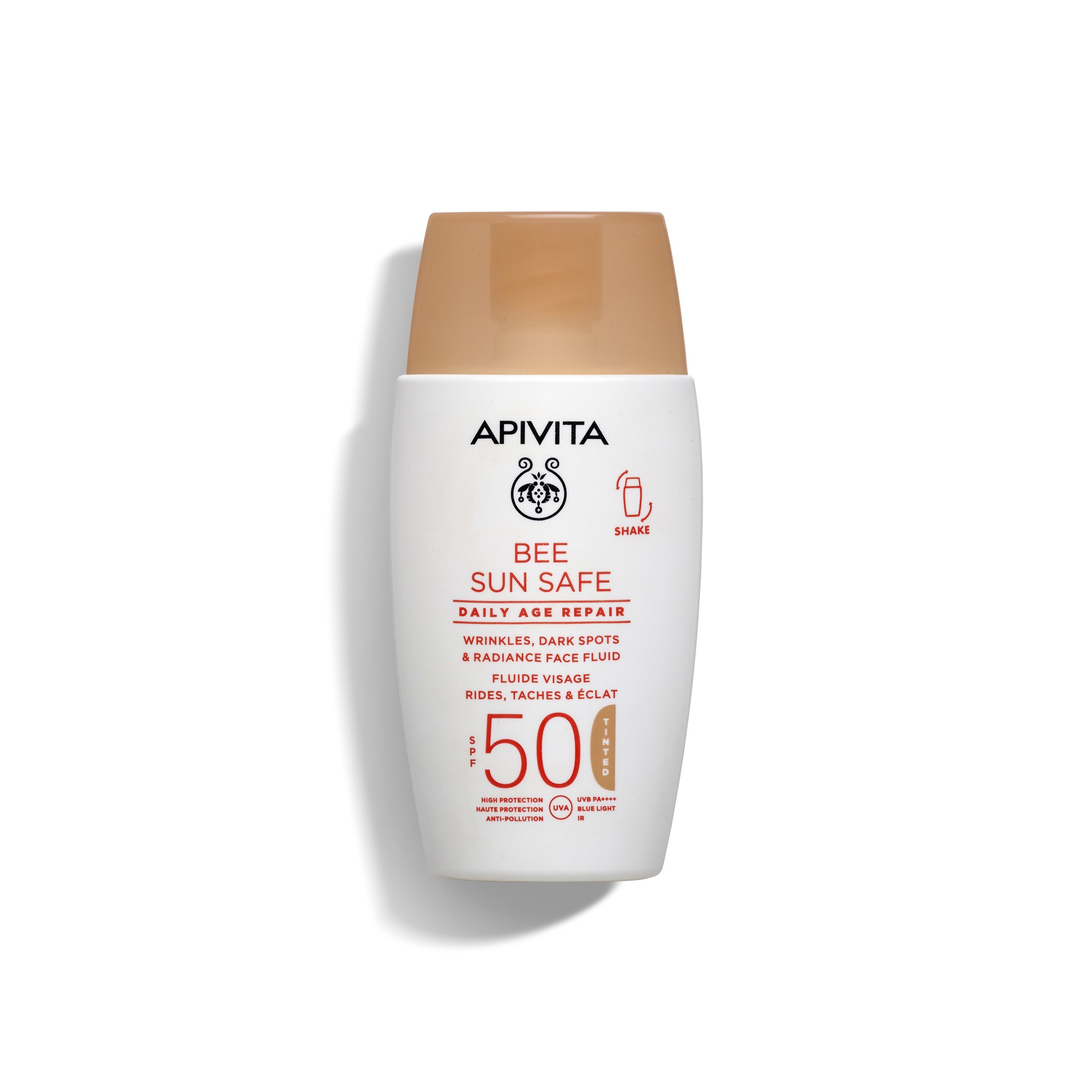 Apivita Bee Sun Safe Daily Age Repair Tinted Dry Touch Spf50 50Ml