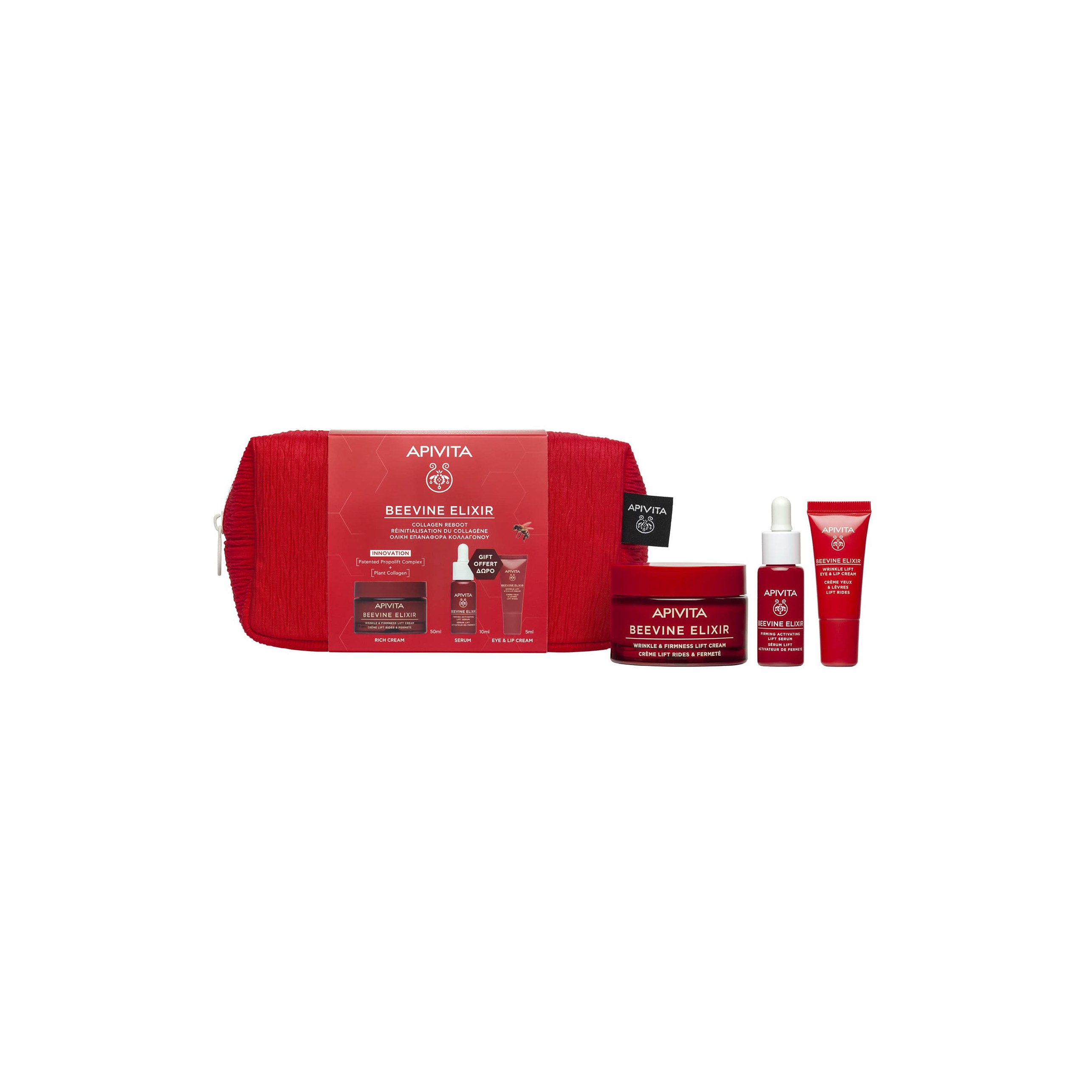 Apivita Beevine Elixir Routine Set - Rich Cream