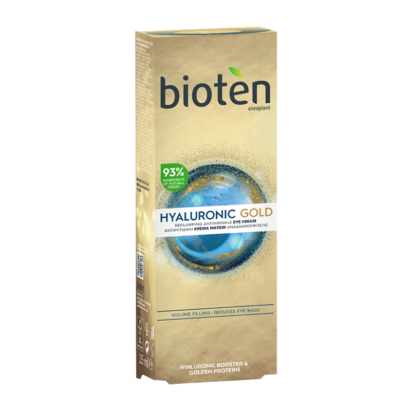 BIOTEN HYALURONIC GOLD ΚΡΕΜΑ ΜΑΤΙΩΝ | 15ml