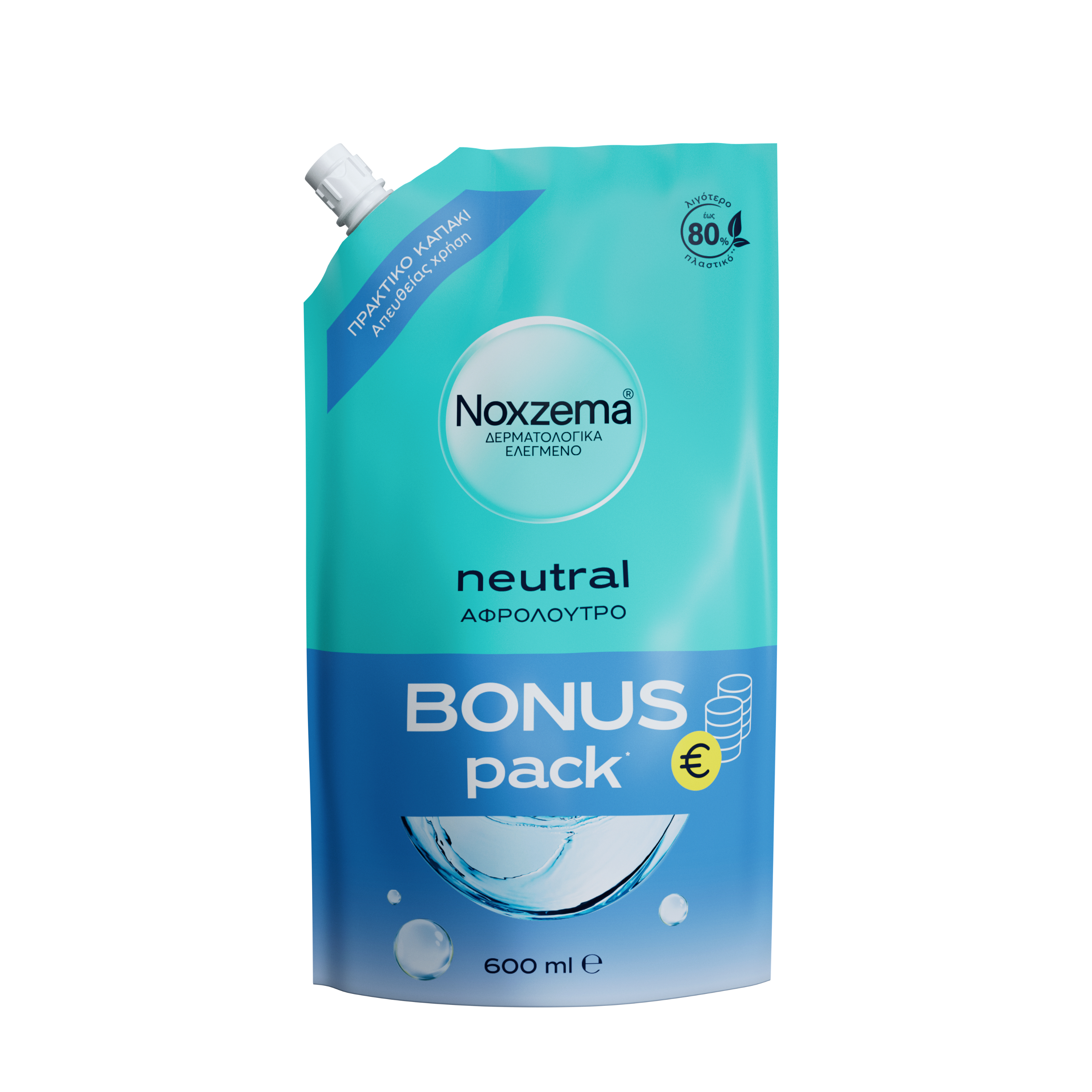 NOXZEMA NOXZEMA ΑΦΡΟΛΟΥΤΡΟ NEUTRAL BONUS PACK REFILL | 600ml