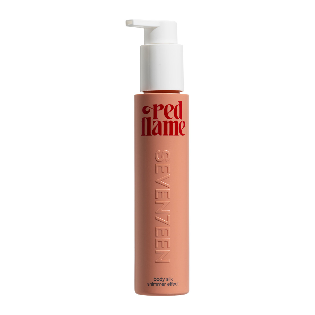 Seventeen Red Flame Body Silk Shimmer Effect 100Ml