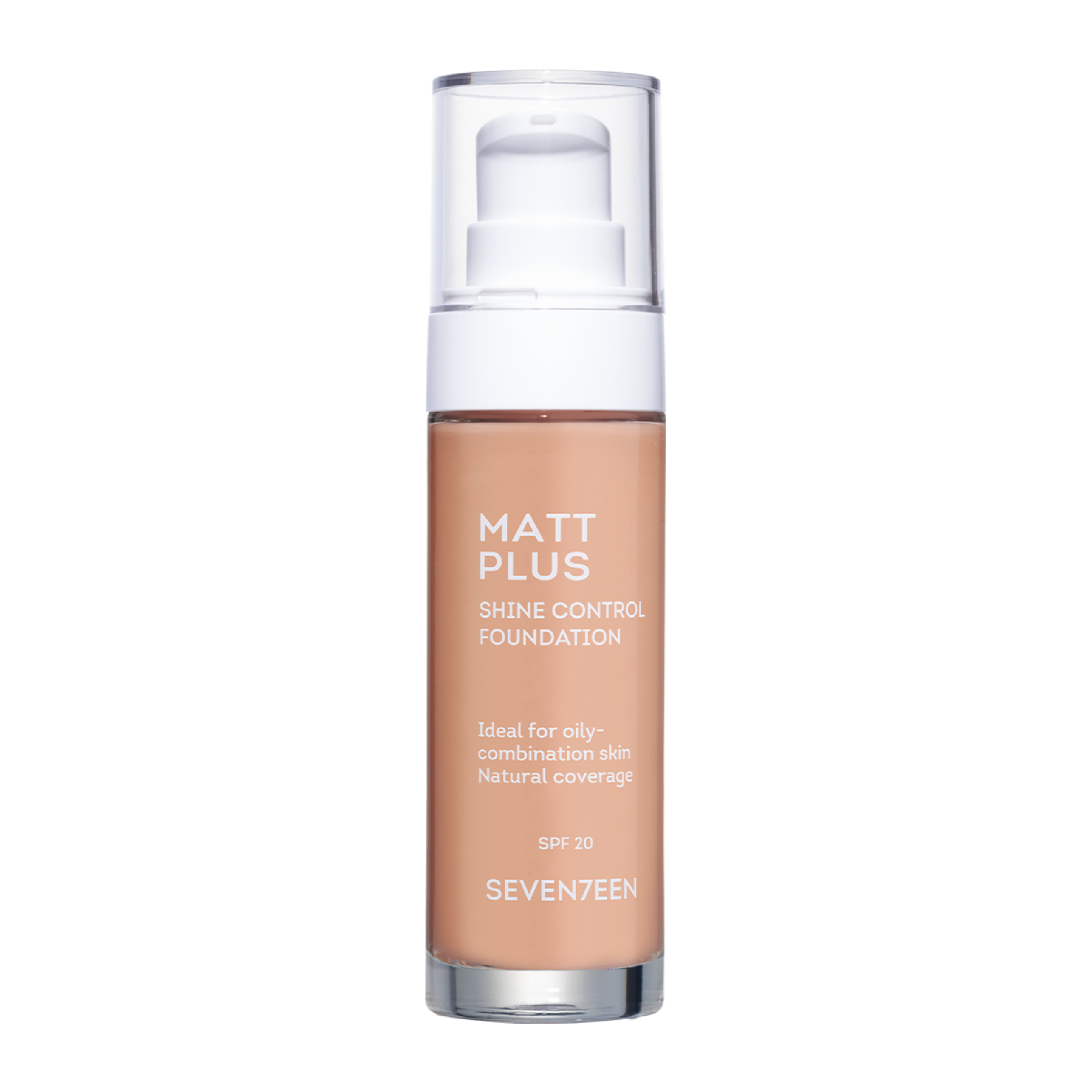 Seventeen Matt Plus Liquid Foundation Spf20 30Ml 02 Rosy Beige