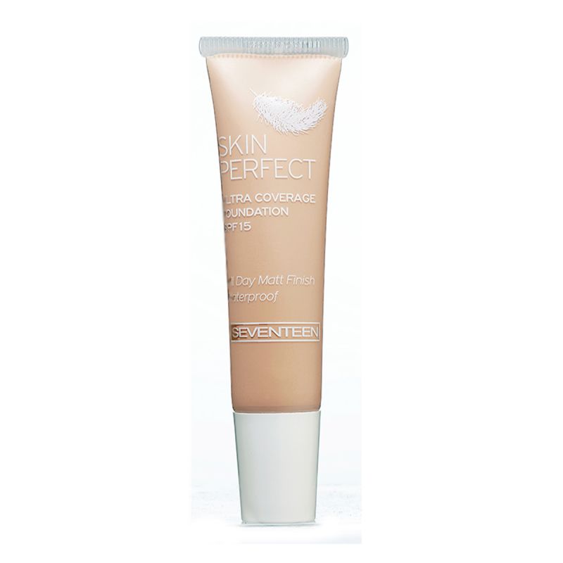 SEVENTEEN SEVENTEEN SKIN PERFECT ULTRA COVERAGE WATERPROOF FOUNDATION TRAVEL SIZE | 15ml 0