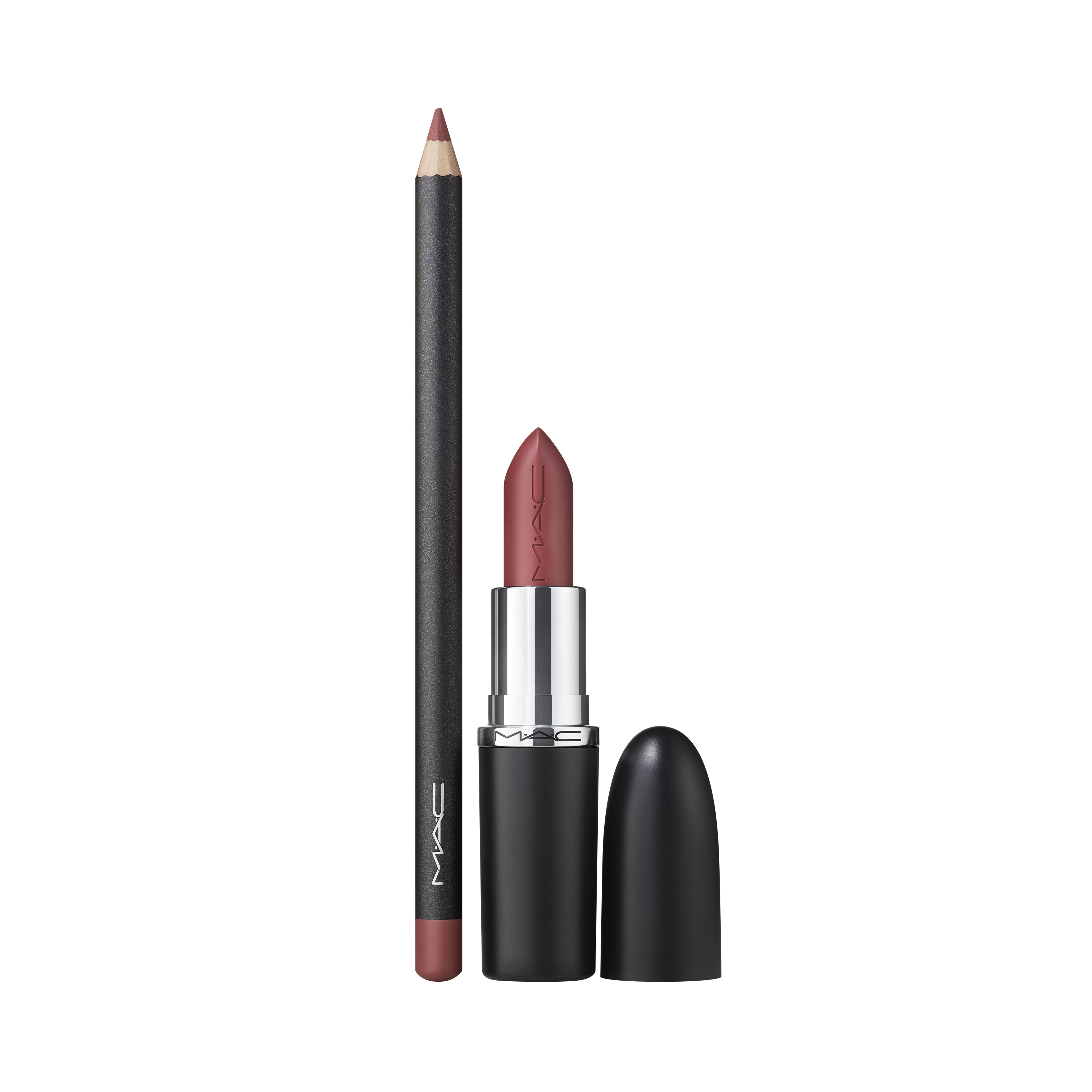 Mac Satin Soft Lip Combo Sepia Collection Set Neutral