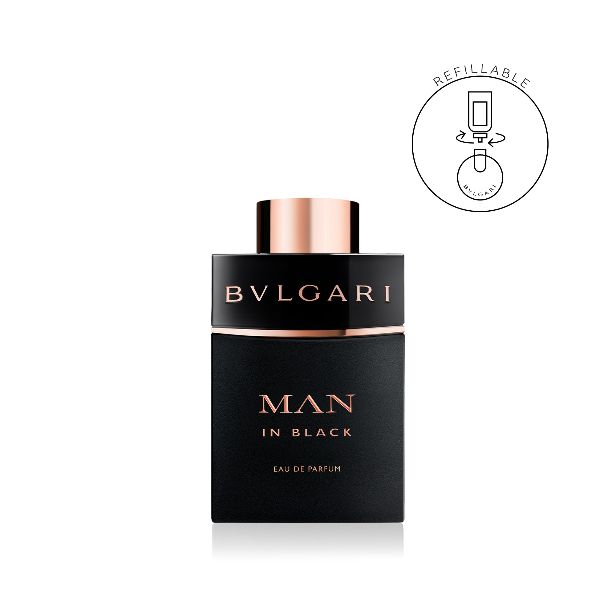 Bvlgari Man In Black Eau De Parfum Refillable 60Ml