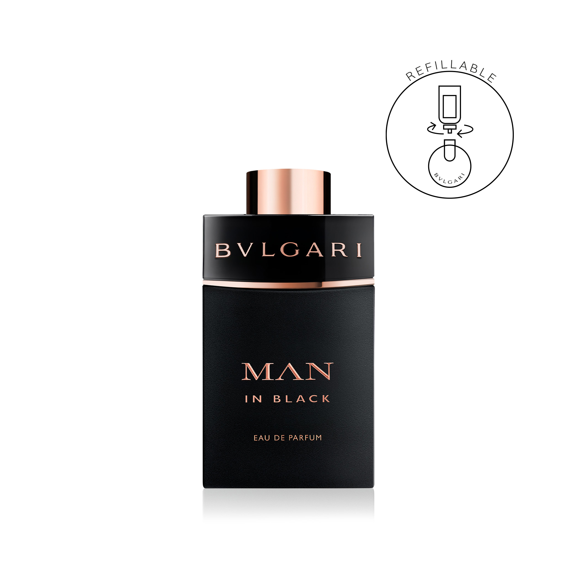 Bvlgari Man In Black Eau De Parfum Refillable 100Ml