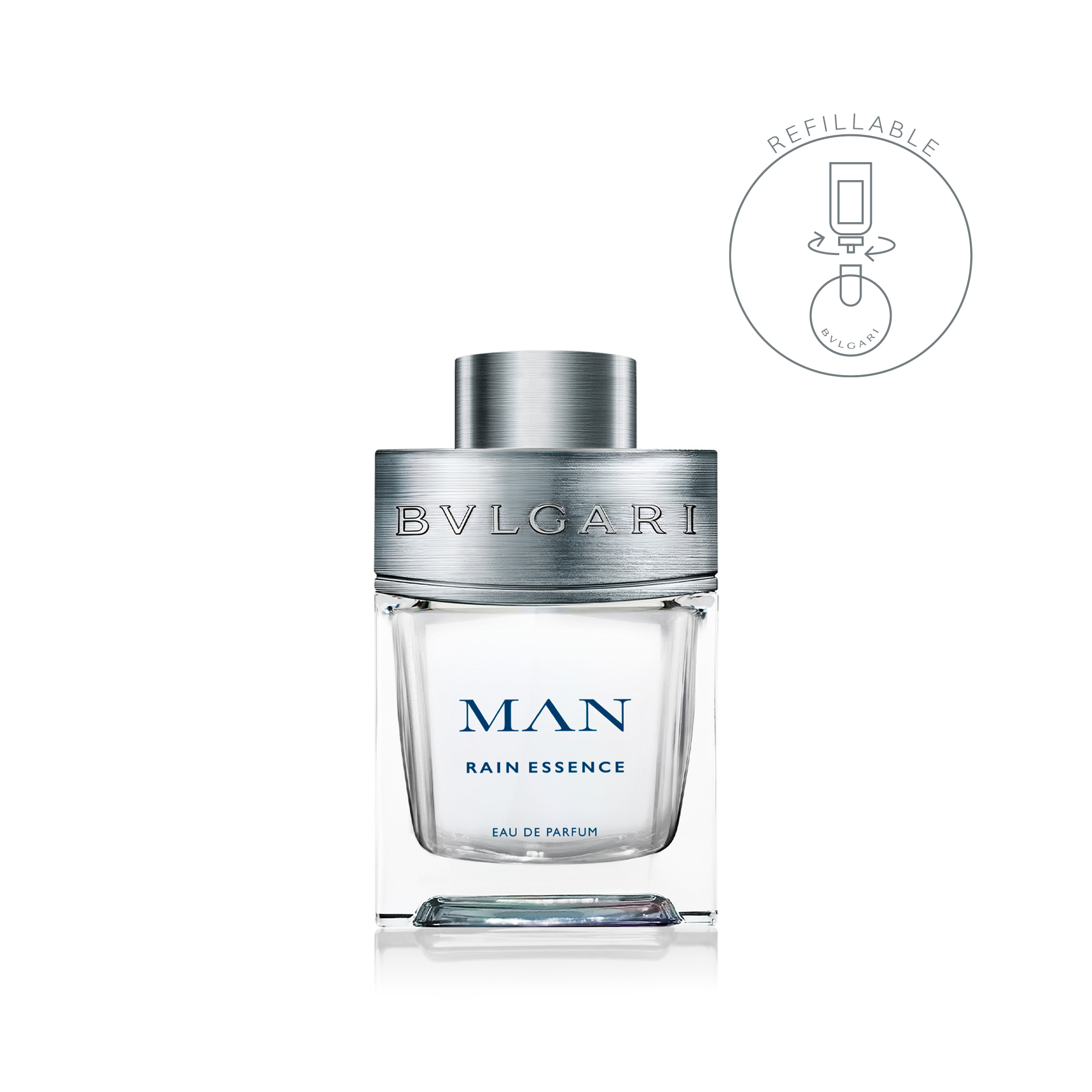 Bvlgari Man Rain Essence Eau De Parfum Refillable 60Ml