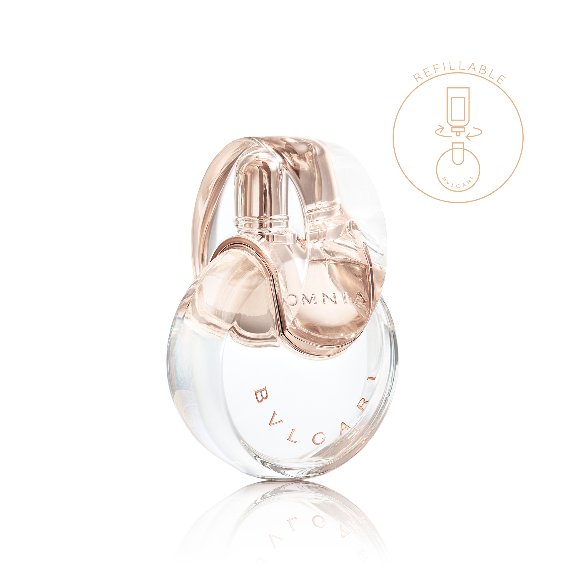 Bvlgari Omnia Crystalline Eau De Toilette Refillable 100Ml