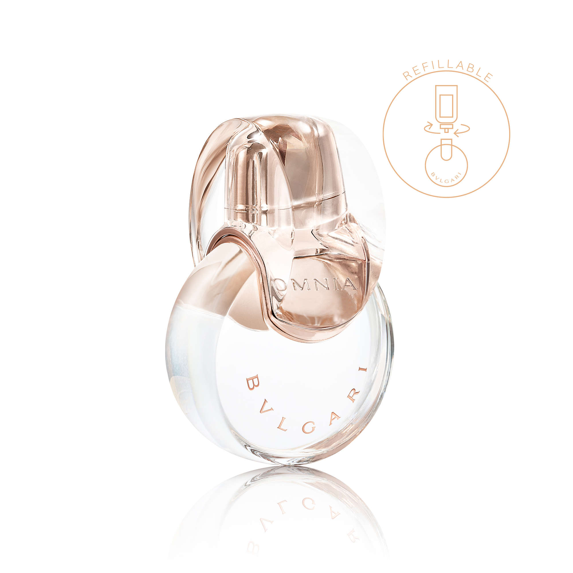 Bvlgari Omnia Crystalline Eau De Toilette Refillable 50Ml