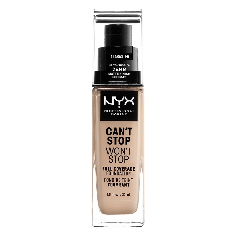 NYX PROFESSIONAL MAKEUP NYX PROFESSIONAL MAKEUP CAN'T STOP WON'T STOP FULL COVERAGE FOUNDATION | 30ml Alabaster