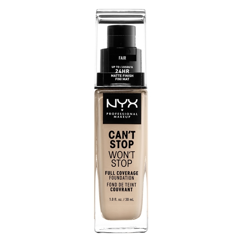 NYX PROFESSIONAL MAKEUP NYX PROFESSIONAL MAKEUP CAN'T STOP WON'T STOP FULL COVERAGE FOUNDATION | 30ml Fair