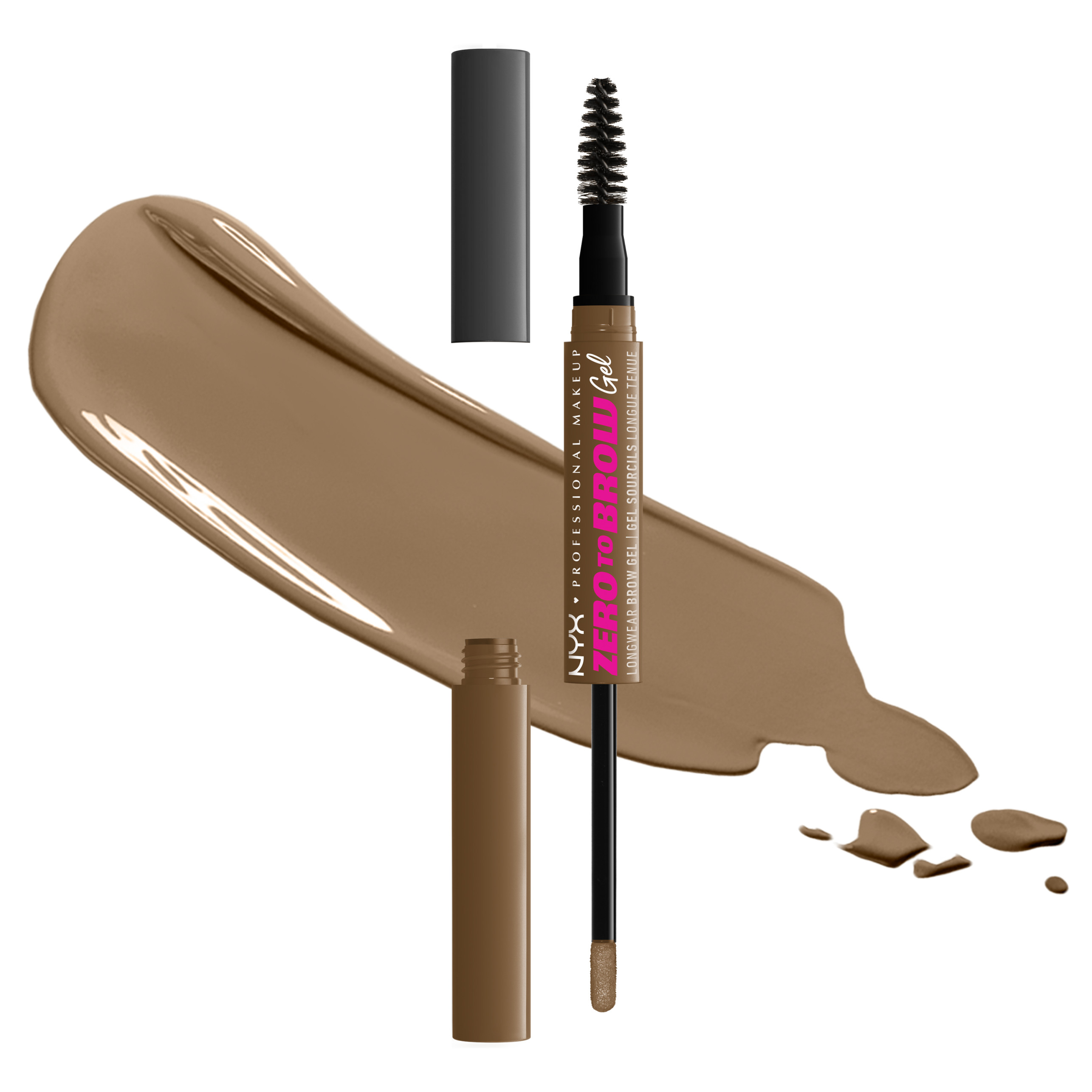 Nyx Professional Makeup Zero To Brow Longwear Gel Φρυδιων Taupe