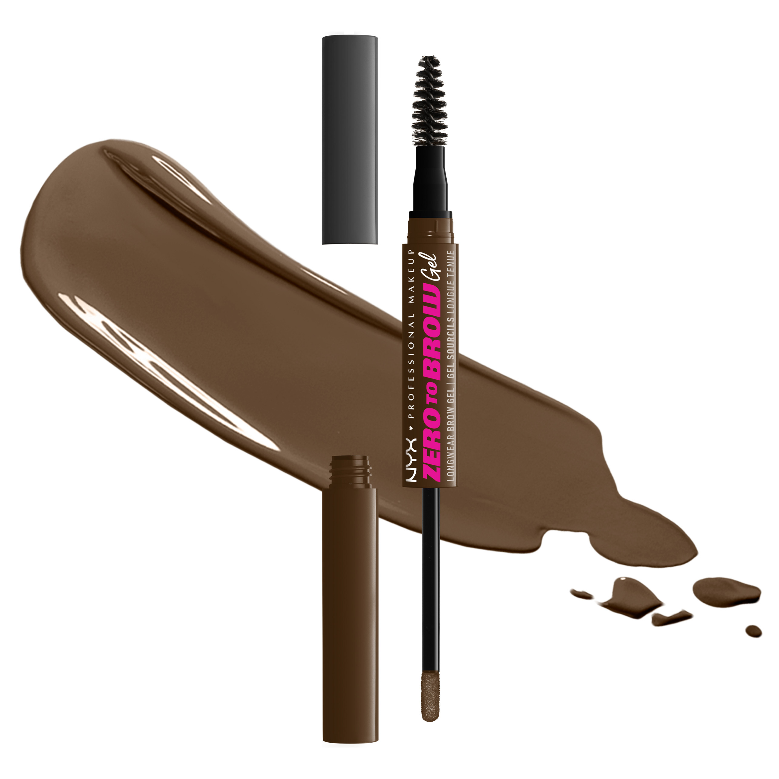 Nyx Professional Makeup Zero To Brow Longwear Gel Φρυδιων Chocolate