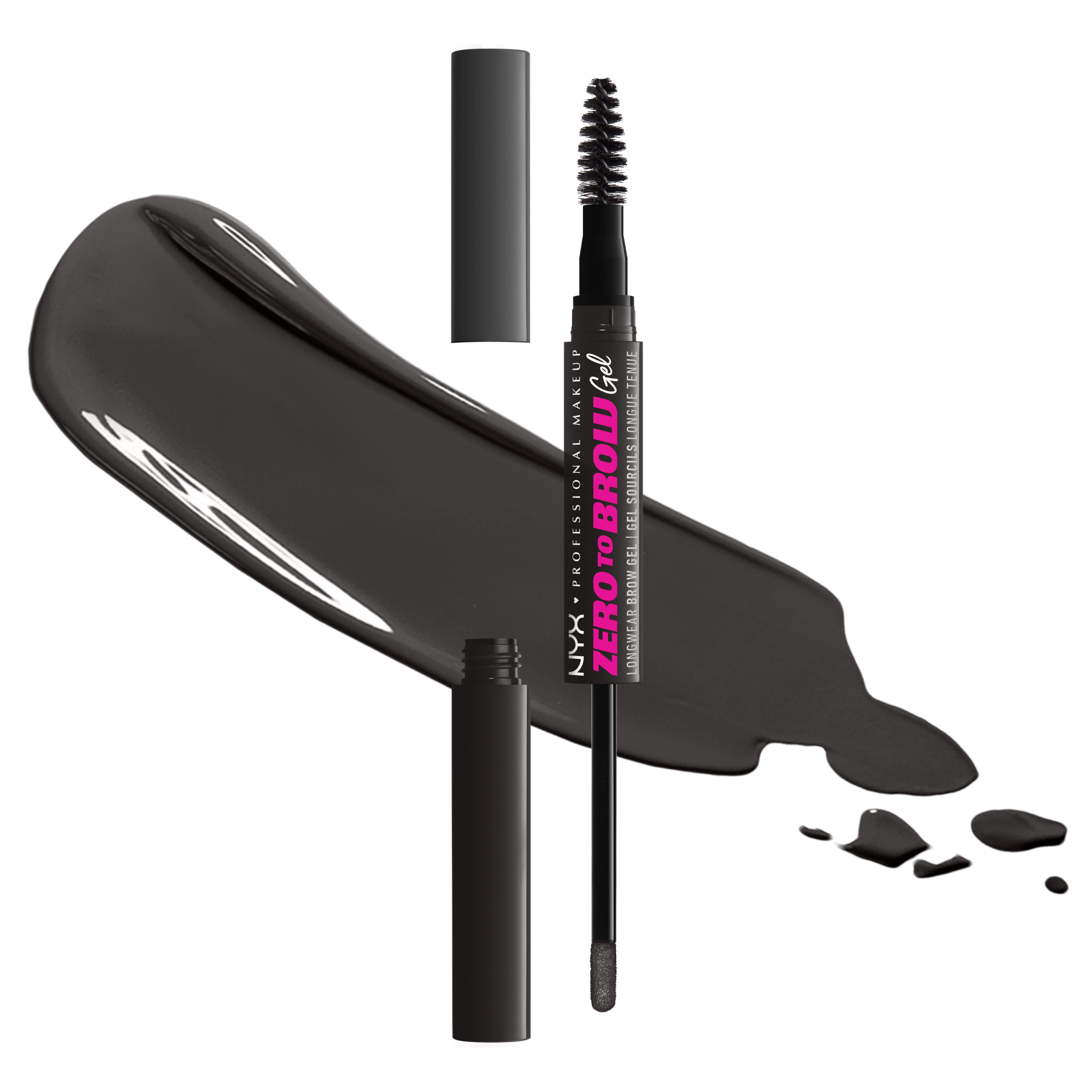 Nyx Professional Makeup Zero To Brow Longwear Gel Φρυδιων Black