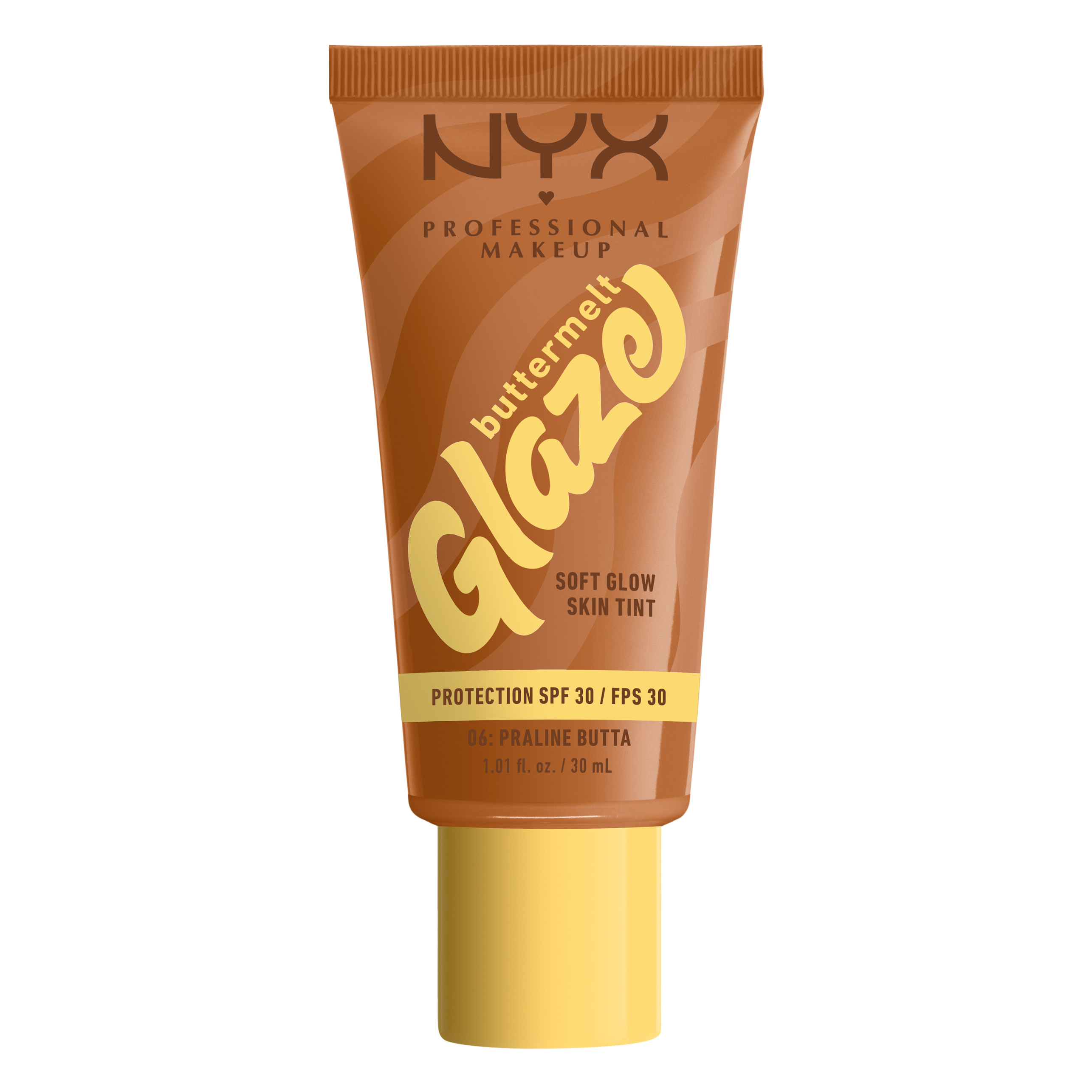 Nyx Professional Makeup Buttermelt Glaze Soft Glow Skin Tint + Spf 30 30Ml Praline Butta
