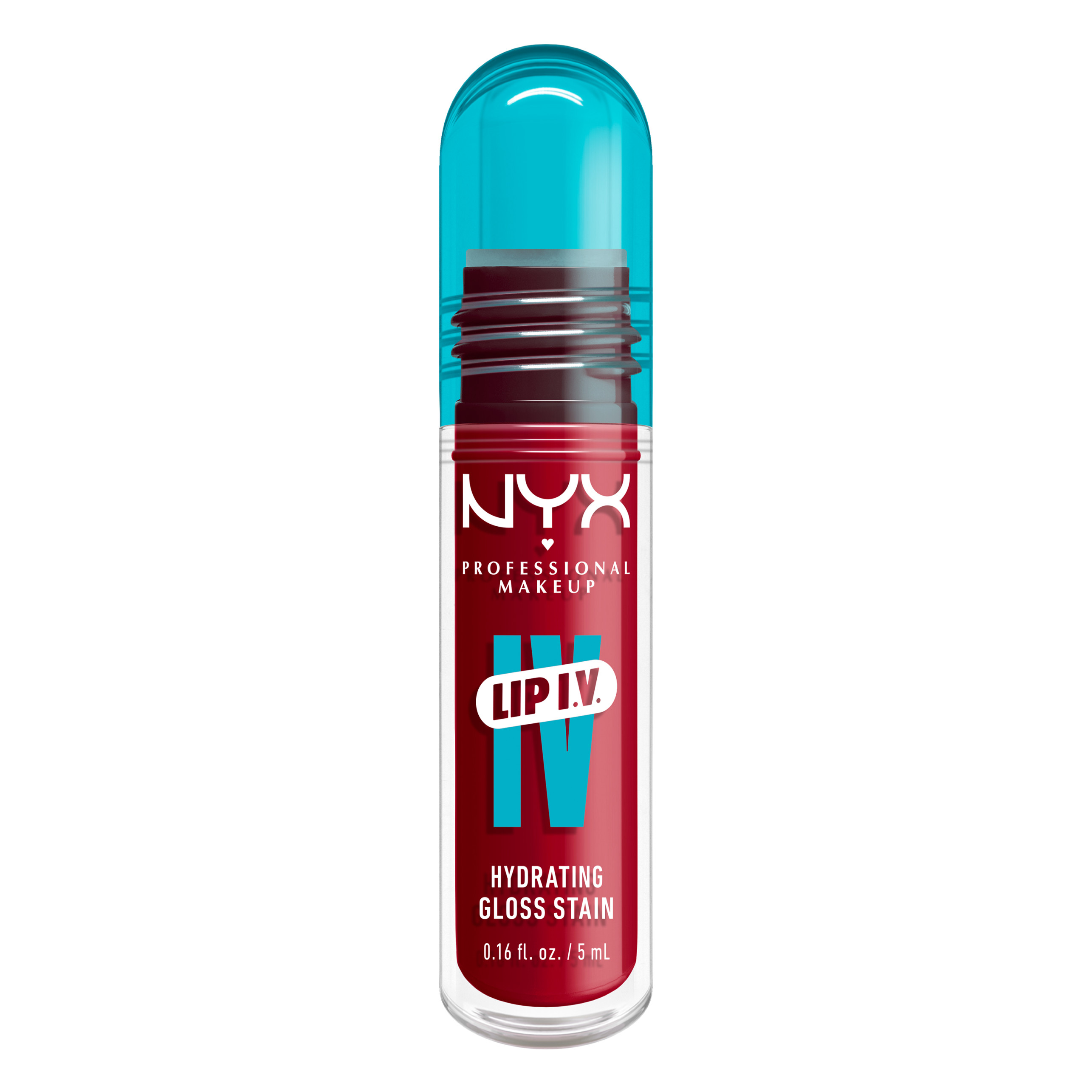 Nyx Professional Makeup Lip Iv Hydrating Gloss Stain 5Ml Red-Y Set Wet
