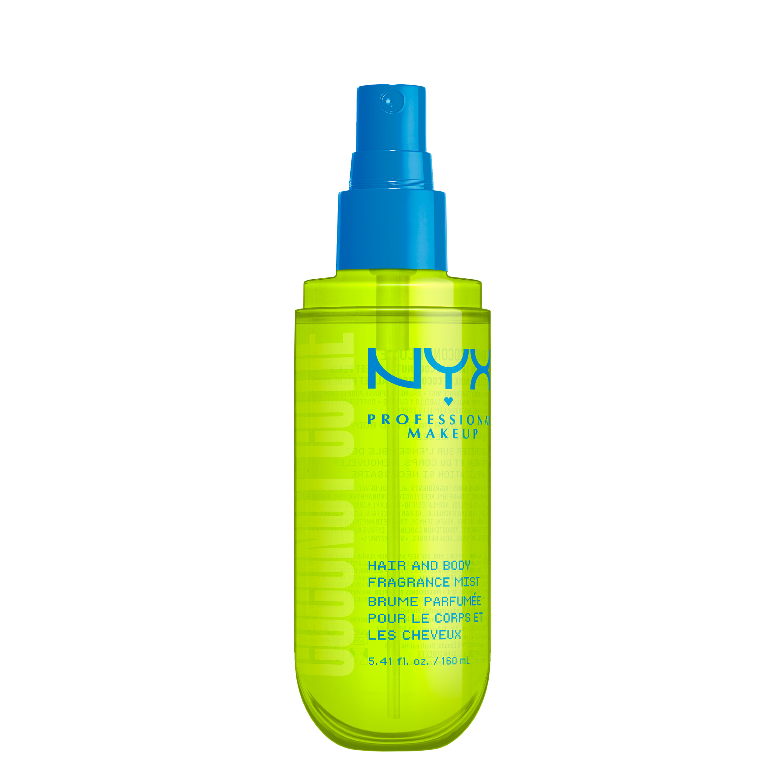 Nyx Professional Makeup Hair Body Fragrance Mist Coconut Cutie 160Ml