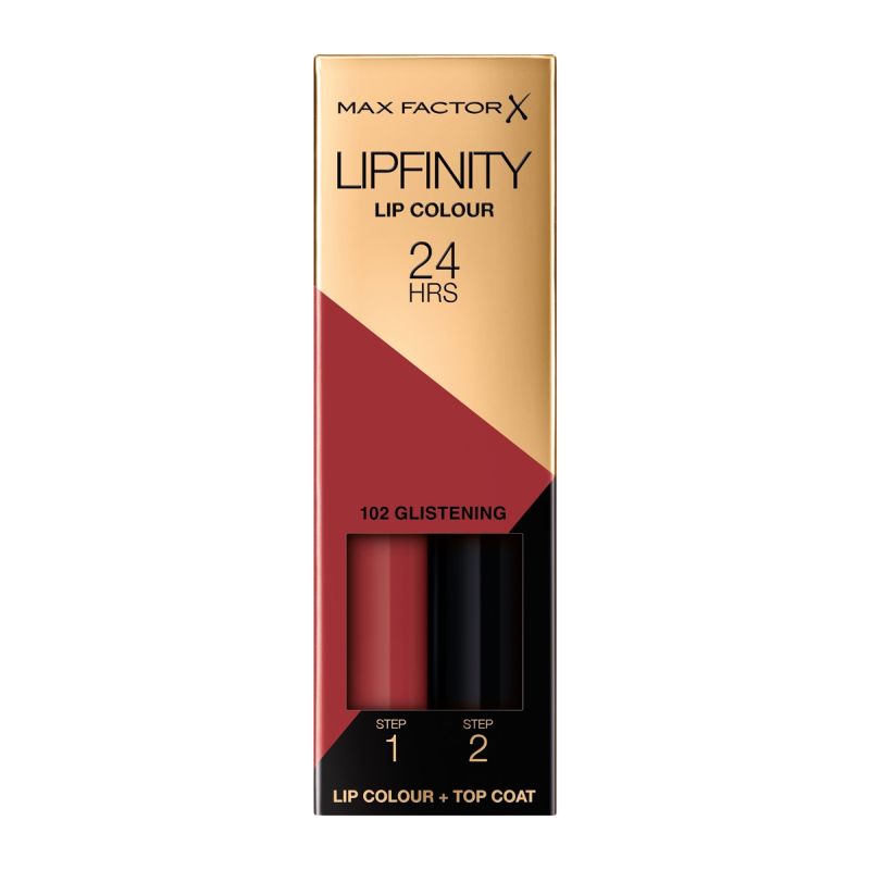 Max Factor Lipfinity Lip Colour 2 3Ml 102 Glistening