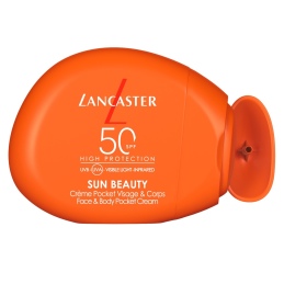 LANCASTER SUN BEAUTY FACE & BODY POCKET CREAM SPF50 1