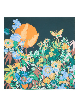 ΓΥΝΑΙΚΕΙΟ ΜΑΝΤΗΛΙ SUNSET FLOWERS  1