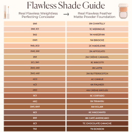 REAL FLAWLESS FEATHER MATTE POWDER FOUNDATION 6