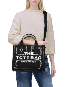 ΓΥΝΑΙΚΕΙΑ ΤΣΑΝΤΑ THE TROMPE L'OEIL CARGO CANVAS MEDIUM TOTE BAG 4