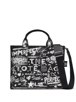 ΓΥΝΑΙΚΕΙΑ ΤΣΑΝΤΑ ΧΕΙΡΟΣ THE PUNK SCRIBBLE CANVAS MEDIUM TOTE BAG 0