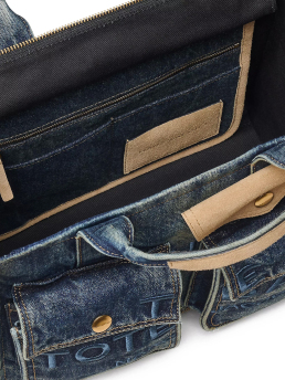 ΓΥΝΑΙΚΕΙΑ ΤΣΑΝΤΑ ΧΕΙΡΟΣ THE DENIM SUEDE MEDIUM CARGO TOTE BAG 2