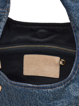 ΓΥΝΑΙΚΕΙΑ ΤΣΑΝΤΑ ΩΜΟΥ THE DENIM SUEDE CARGO SACK BAG 2