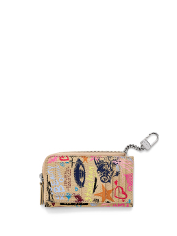 ΓΥΝΑΙΚΕΙΟ ΠΟΡΤΟΦΟΛΙ THE PUNK SCRIBBLE TOP ZIP MULTI WALLET 1