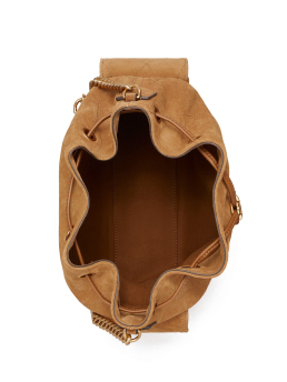 ΓΥΝΑΙΚΕΙΑ ΤΣΑΝΤΑ ΩΜΟΥ CHARLIE QUILTED SUEDE DRAWSTRING 2