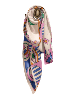 ΜΕΤΑΞΩΤΟ ΜΑΝΤΙΛΙ EYES OF WHIMSY 1