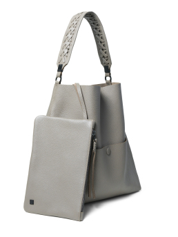 ΓΥΝΑΙΚΕΙΑ ΔΕΡΜΑΤΙΝΗ ΤΣΑΝΤΑ ΩΜΟΥ SLIM M STITCH TOTE 1