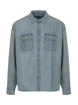 ΑΝΔΡΙΚΟ DENIM ΠΟΥΚΑΜΙΣΟ GRIBBS 0