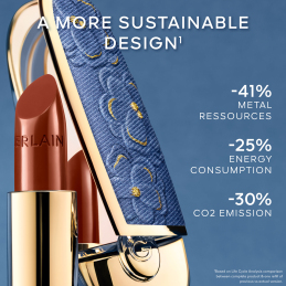 ROUGE G BLOOMING DENIM THE DOUBLE MIRROR JEWEL CASE - LIMITED EDITION THE CUSTOMISABLE ULTRA-CARE LIPSTICK 8