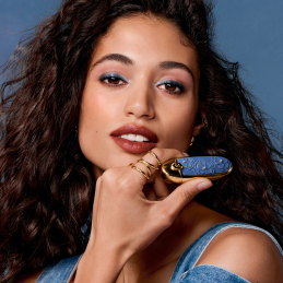 ROUGE G BLOOMING DENIM THE DOUBLE MIRROR JEWEL CASE - LIMITED EDITION THE CUSTOMISABLE ULTRA-CARE LIPSTICK 9