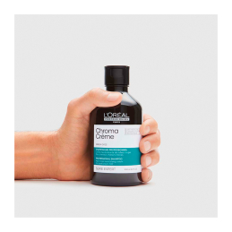 SERIE EXPERT CHROMA CREME ΣΑΜΠΟΥΑΝ ΜΕ ΠΡΑΣΙΝΕΣ ΧΡΩΣΤΙΚΕΣ ΓΙΑ ΜΑΥΡΑ ΜΑΛΛΙΑ 4