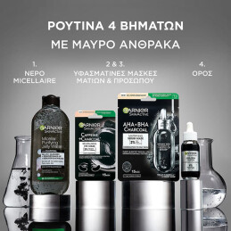 GARNIER ΜΑΣΚΑ ΜΑΤΙΩΝ ΜΕ ΚΑΦΕΙΝΗ ΚΑΙ ΑΝΘΡΑΚΑ 5