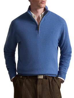 ΑΝΔΡΙΚΟ ΜΑΛΛΙΝΟ ΠΟΥΛΟΒΕΡ HALF-ZIP 1